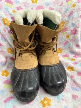 Sorel Tan Suede Lace-Up Waterproof Boot